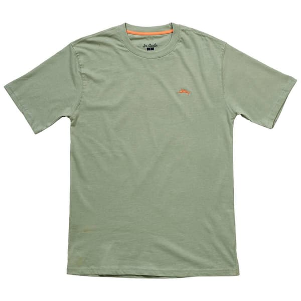 Mens Joe Marlin Solid Fish Logo Tee