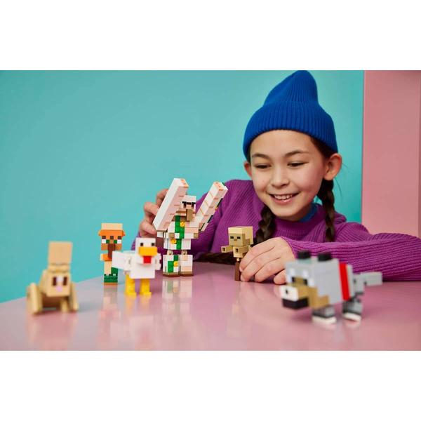 LEGO® Minecraft® Chicken Jockey Desert Attack Building Kit