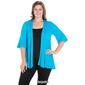 Plus Size 24/7 Comfort Apparel Extended Length Open Cardigan - image 8