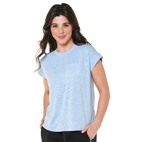 Womens Spyder Stretch Knit Jersey Short Sleeve Tee - image 