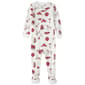 Baby Boy (12-24M) Carter''s 1Pc Fire Truck Cotton Footed Pajama - image 1