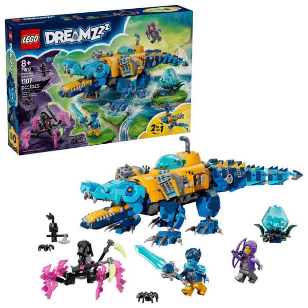 LEGO(R) DREAMZzz(tm) Crocodile Submarine Building Kit - image 