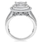 Diamond Classics™ White Gold 1ctw. Cluster Bridal Ring - image 4