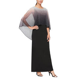 Womens SLNY Ombre Popover Gown