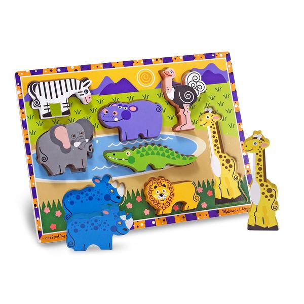 Melissa &amp; Doug® Safari Chunky Puzzle