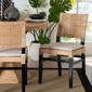 bali & pari Lesia Coastal Boho Rattan Dining Chair with Cushion - image 8