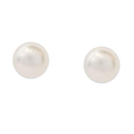 Sterling Silver & Pearl 5mm Stud Earrings