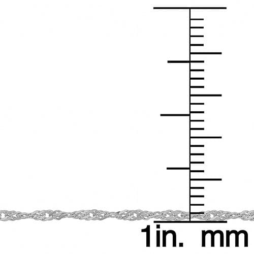 Gold Classics™ 10kt. White Gold Singapore Necklace