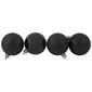 Northlight Seasonal 24ct. Jet Black Christmas Ball Ornaments - image 3