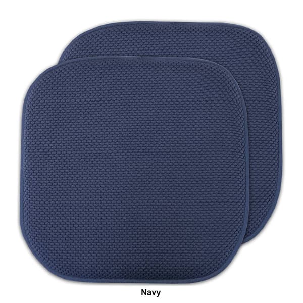 Sweet Home Collection Honeycomb Memory Foam Non-Slip Chair Pad