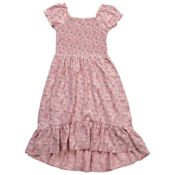 Girls (7-16) Sweet Butterfly Smocked Ditsy High Low Maxi Dress - Boscov's