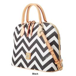 Dooney & Bourke Chevron Zip Zip Satchel