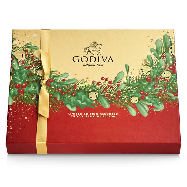 Godiva Holiday Wreath 18pc. Ballotin Box Chocolate
