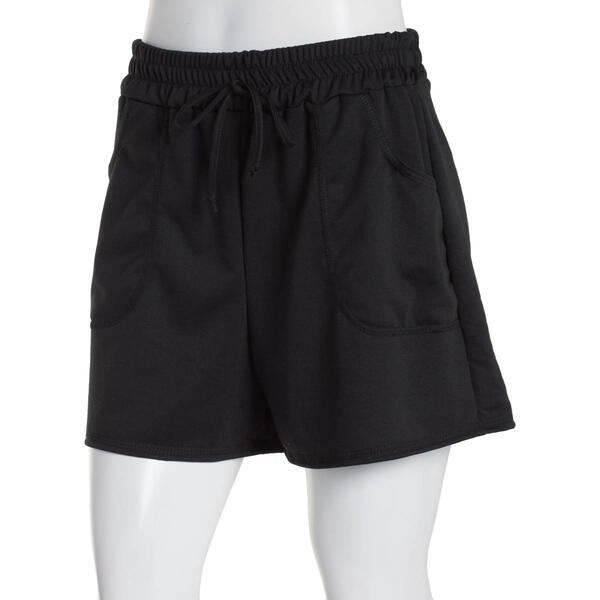 Womens Lexington Ave. Pull On Coverstitch Detail Shorts w/Pockets - image 
