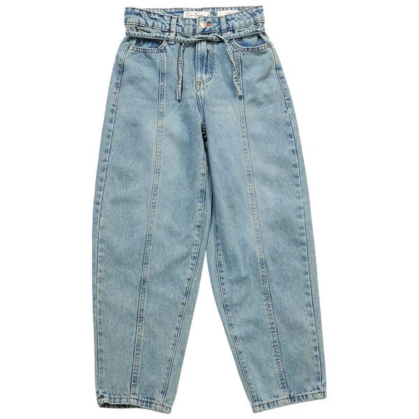 Girls (7-16) Jessica Simpson Barrel Jeans w/ Denim Tie Belt