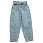 Girls (7-16) Jessica Simpson Barrel Jeans w/ Denim Tie Belt - image 1