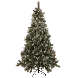 Northlight Real Touch(tm) 7.5ft. Pre-lit Snow Pine Christmas Tree