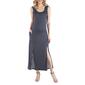 Plus Size 24/7 Comfort Apparel Polka Dot Maternity Maxi Dress - image 1