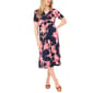 Petite MSK Elbow Sleeve V Neck Twist Front Midi Dress - image 3