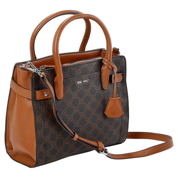 Nine West Bettina Satchel Biscotti One Size : : Clothing, Shoes &  Accessories