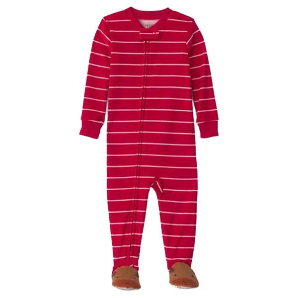 Baby Boy (12-24M) Carter''s(R) Moose Striped 2-Way Zip Sleeper - image 