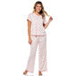 Womens Poppy & Clay Short Sleeve Strawberry Pajama Set - image 1