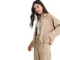 Womens CITY BLUES Long Dolman Sleeve Cropped Shacket - image 3