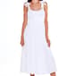 Juniors Trixxi Tied Up Linen Midi Dress - image 3