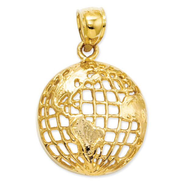 Gold Classics&#40;tm&#41; 14k. Polished Globe Pendant - image 
