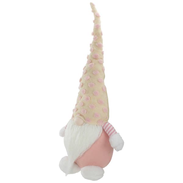 Northlight Seasonal Spring Gnome w/ Polka Dot Hat Figurine