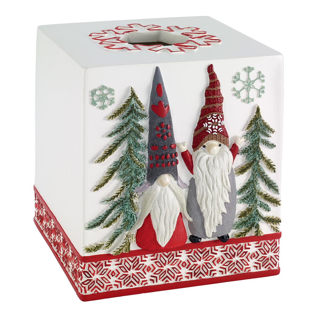 Avanti Christmas Gnomes Tissue Cover