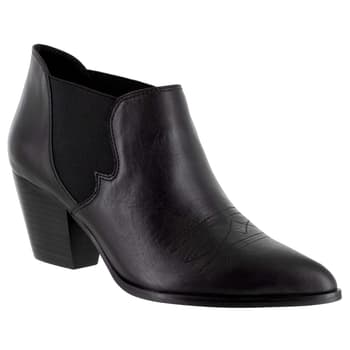 Womens Bella Vita Emilia Western Inspired Leather Ankle Boots
