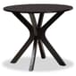 Baxton Studio Carlin Sand Fabric Dark Brown Wood 5pc. Dining Set - image 4