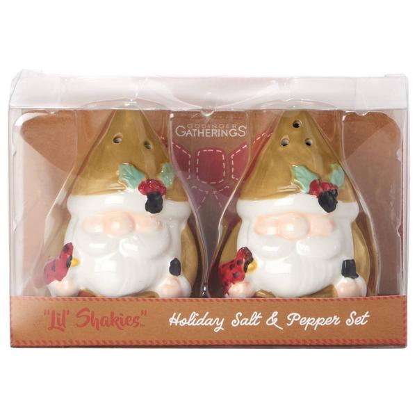Godinger Nature Gnome Salt & Pepper Set - image 