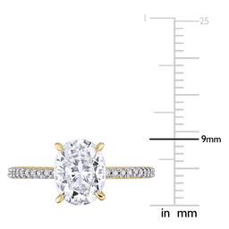 Gemstone Classics™ 14kt. Gold 2ctw. Moissanite Engagement Ring