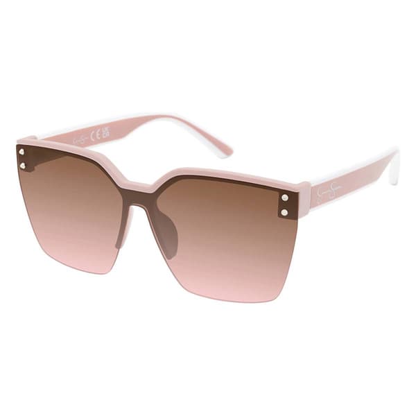 Womens Jessica Simpson Rimless Shield Sunglasses - image 