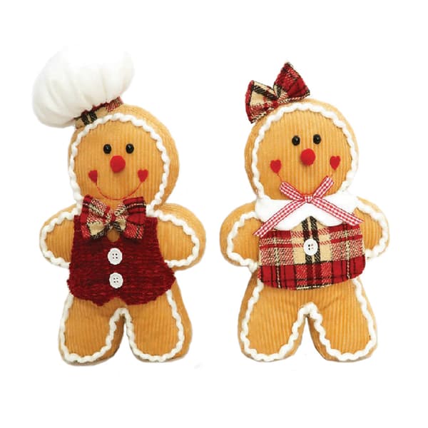 Santa's Workshop 11in. Gingerbread - Set of 2 - image 