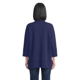 Womens Jones New York 3/4 Sleeve Split Neck Solid Blouse