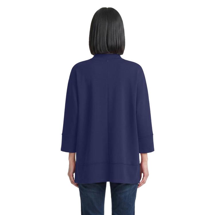 Womens Jones New York 3/4 Sleeve Split Neck Solid Blouse