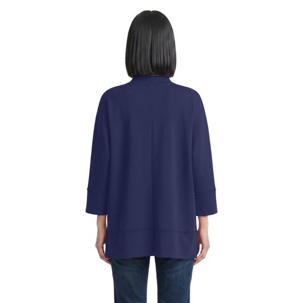 Womens Jones New York 3/4 Sleeve Split Neck Solid Blouse