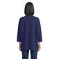 Womens Jones New York 3/4 Sleeve Split Neck Solid Blouse - image 2