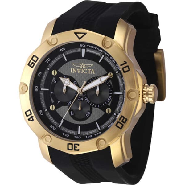Mens Invicta Pro Diver Black Dial Quartz Watch - 45744 - image 