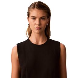 Womens Calvin Klein Sleeveless Compression Blouse
