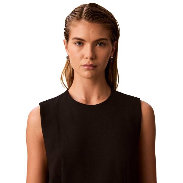 Womens Calvin Klein Sleeveless Compression Blouse