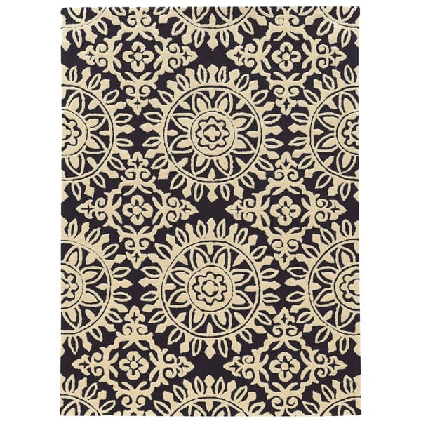 Linon Trio Medallion & Jacquard Accent Rug - 2x3 - image 
