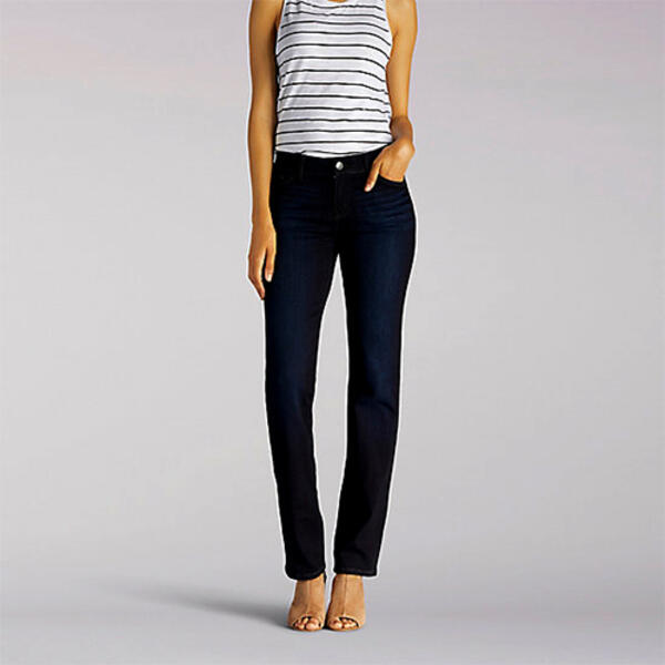 Womens Lee(R) Flex Motion Straight Leg Jeans - Niagara - image 