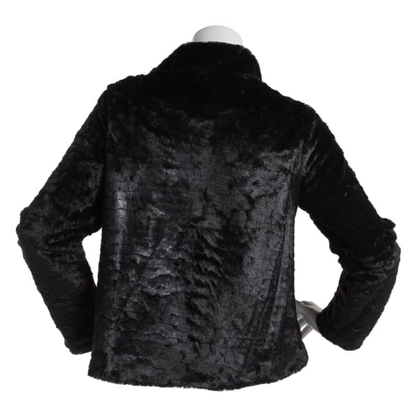 Plus Size Emaline Queenstown Long Sleeve Faux Fur Jacket