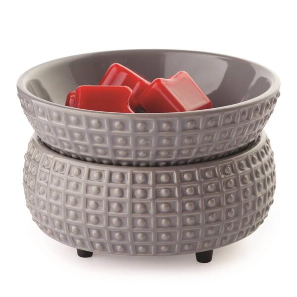 Candle Warmers Etc. Slate 2-in-1 Wax Warmer - image 