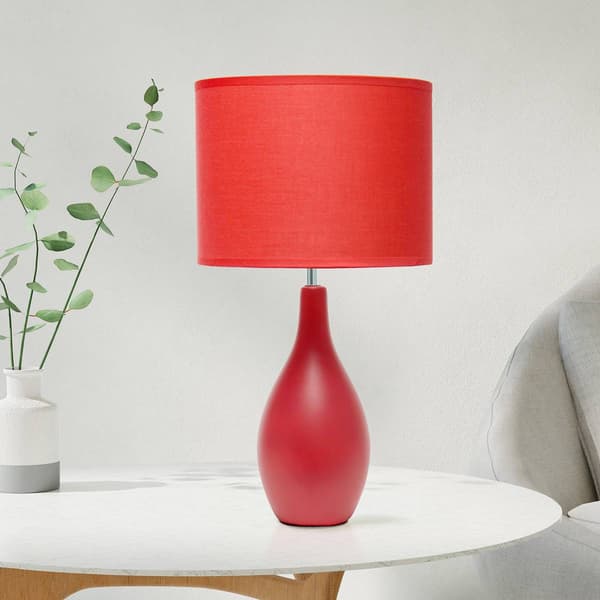 Creekwood Home Essentix 18in. Traditional Dewdrop Table Lamp