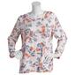 Womens Hasting & Smith Floral Drop Shoulder Tee - image 1